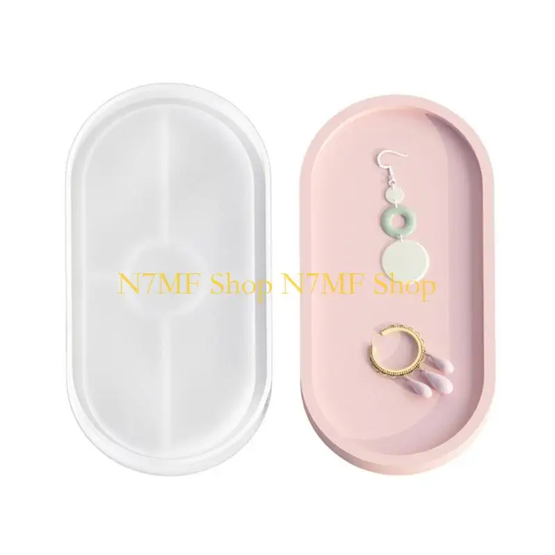 N7MF Jewelry Holder Organizers Mold Oval Plate Dish Cup Mat Silicone Mould DIY Storage Tray Epoxy Resin Molds Crafts
N7MF Jewelry Holder Organizers Mold Oval Plate Dish Cup Mat Silicone Mould DIY Storage Tray Epoxy Resin Molds Crafts