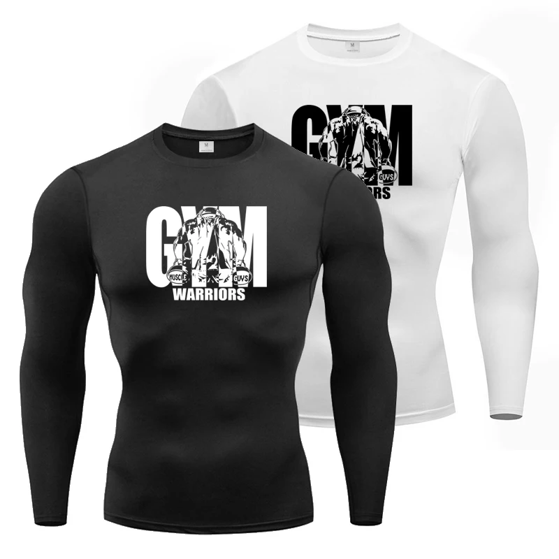 GYM WARRIORS Sports Shirts Training Exercise T-shirts Men Spring Long Sleeve Sportswear Compression Elastic Quick Dry T Shirts 
GYM WARRIORS Sports Shirts Training Exercise T-shirts Men Spring Long Sleeve Sportswear Compression Elastic Quick Dry T Shirts