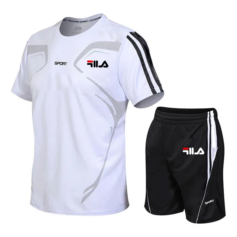 Men's Summer Mesh T-shirt And Shorts Set Sports Print Casual Fashion Short-Sleeved Jogging Suit M-4XL Popular Trend
Men's Summer Mesh T-shirt And Shorts Set Sports Print Casual Fashion Short-Sleeved Jogging Suit M-4XL Popular Trend