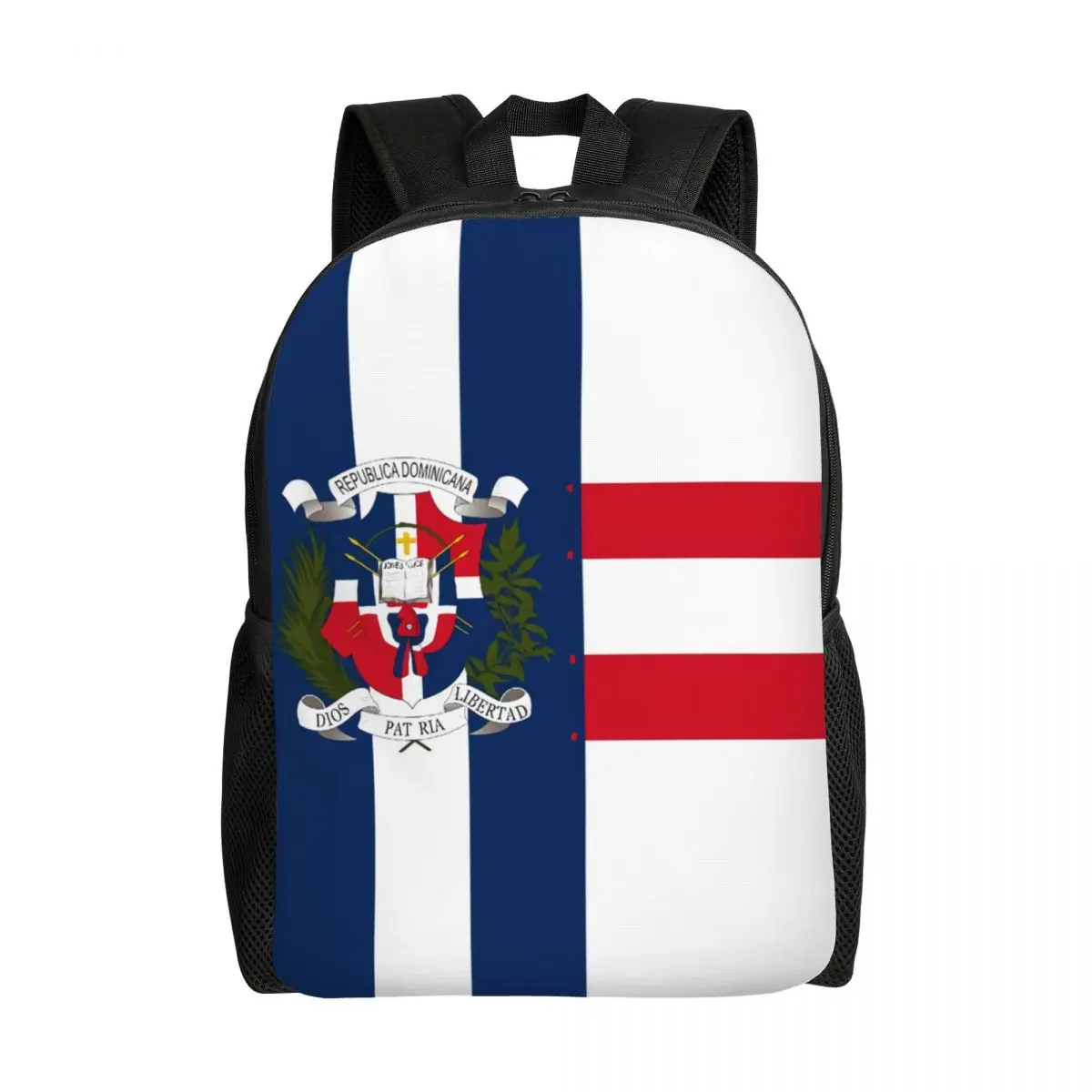 Custom 3D Dominican Republic Flag Backpacks for Boys Girls College School Travel Bags Men Women Bookbag Fits 15 Inch Laptop
Custom 3D Dominican Republic Flag Backpacks for Boys Girls College School Travel Bags Men Women Bookbag Fits 15 Inch Laptop