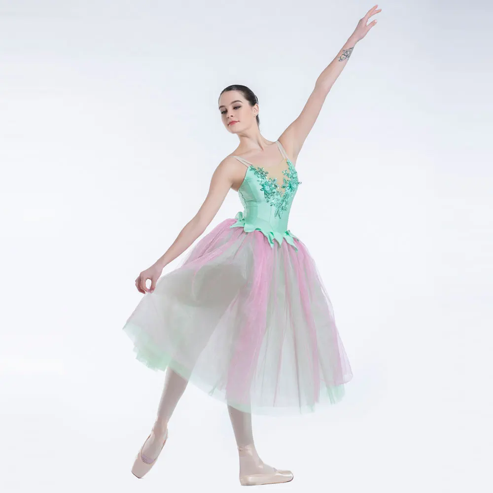 19215 New Green Spandex Bodice Rose Red and Green Tulle Romantic Ballet Stage Dance Long Dress Performance Dancewear
19215 New Green Spandex Bodice Rose Red and Green Tulle Romantic Ballet Stage Dance Long Dress Performance Dancewear
