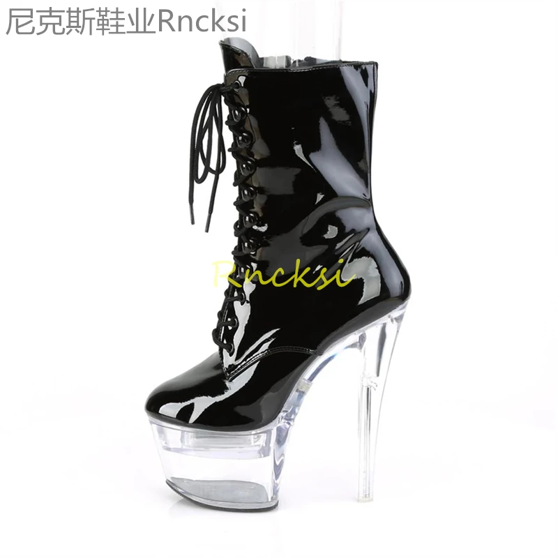 17cm Model stiletto boots, transparent soles, ultra-high heel round boots, new booties, women's low boots, elastic short boots
17cm Model stiletto boots, transparent soles, ultra-high heel round boots, new booties, women's low boots, elastic short boots