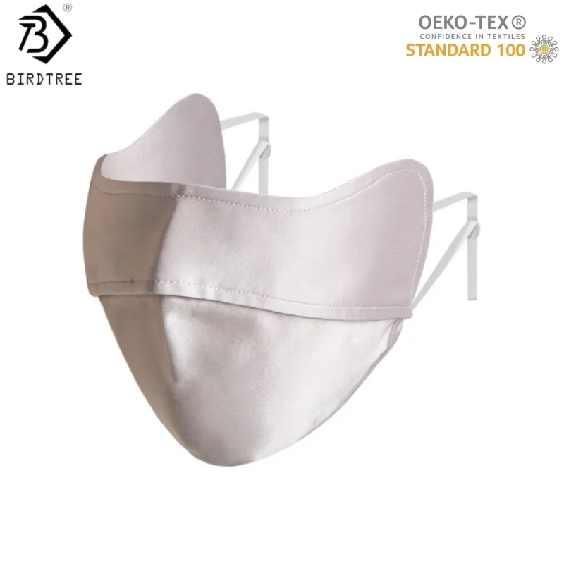 Birdtree, OEKO-TEX, маска из 100% натурального шелка 19 мм, женская простая атласная маска для лица с УФ-защитой для взрослых для наружного солнцезащитного козырька A61225JF
Birdtree, OEKO-TEX, маска из 100% натурального шелка 19 мм, женская простая атласная маска для лица с УФ-защитой для взрослых для наружного солнцезащитного козырька A61225JF