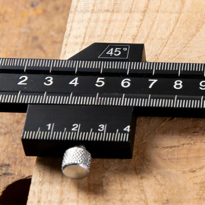 45° Woodworking Stop Guide Ruler Aluminum Alloy Positioning Stop Ruler Combined Mobile Scribing Locator Guide Fence Marking Tool
45° Woodworking Stop Guide Ruler Aluminum Alloy Positioning Stop Ruler Combined Mobile Scribing Locator Guide Fence Marking Tool