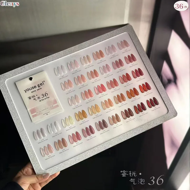 Glenys 36 color honey peach bubble nail polish glue popular online immersion gel nail salon essential nail art varnish study set
Glenys 36 color honey peach bubble nail polish glue popular online immersion gel nail salon essential nail art varnish study set