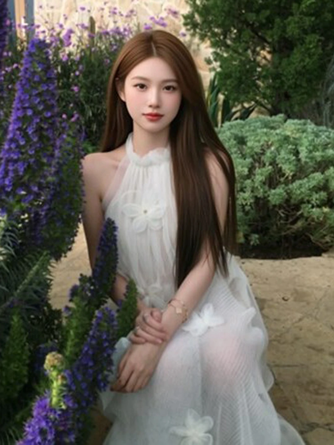 Unique Beautiful Neck Hanging Lace Long Dress Summer Fashionable Women's Dress French Style Pure Color mid High Waist Cotton
Unique Beautiful Neck Hanging Lace Long Dress Summer Fashionable Women's Dress French Style Pure Color mid High Waist Cotton
