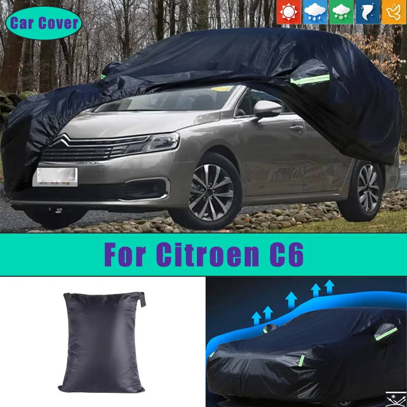 For Citroen C6 Car Full Outer Covers Outdoor Waterproof Dustproof Sun Rain Snow Protection Exterior Car Accessories
For Citroen C6 Car Full Outer Covers Outdoor Waterproof Dustproof Sun Rain Snow Protection Exterior Car Accessories