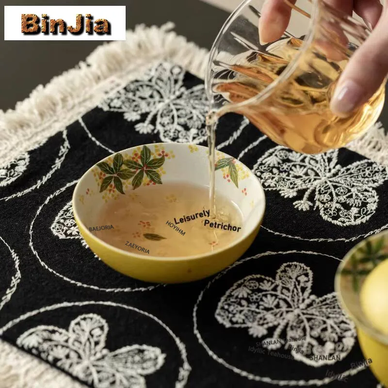 90ml Hand-painted Osmanthus Teacup Luxury Tea Bowl Single Cups Tea-tasting Meditation Cup Jianzhan Master Cups Teaware Craft
90ml Hand-painted Osmanthus Teacup Luxury Tea Bowl Single Cups Tea-tasting Meditation Cup Jianzhan Master Cups Teaware Craft