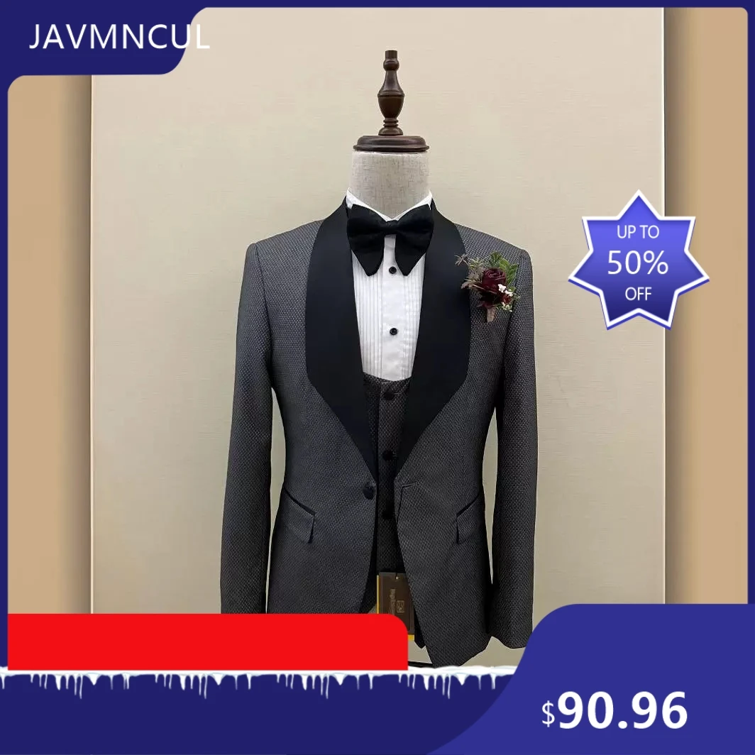 Men's 3 Piece Slim Fit Suit Set 2026 New Business Formal Wedding Groom Party Suit for Office Banquet and Four Seasons Wear
Men's 3 Piece Slim Fit Suit Set 2026 New Business Formal Wedding Groom Party Suit for Office Banquet and Four Seasons Wear
