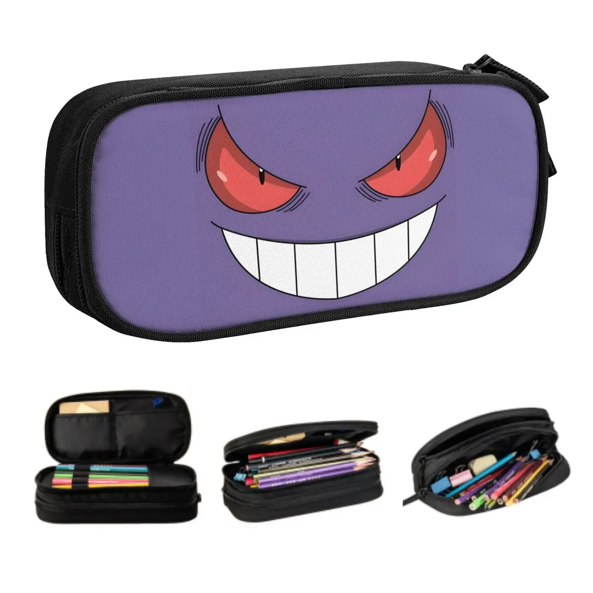 Custom G-Gengar Red Eyes Cute Pencil Cases Girls Boys Big Capacity Evil Smile Pencil Bag Pouch Students Stationery
Custom G-Gengar Red Eyes Cute Pencil Cases Girls Boys Big Capacity Evil Smile Pencil Bag Pouch Students Stationery