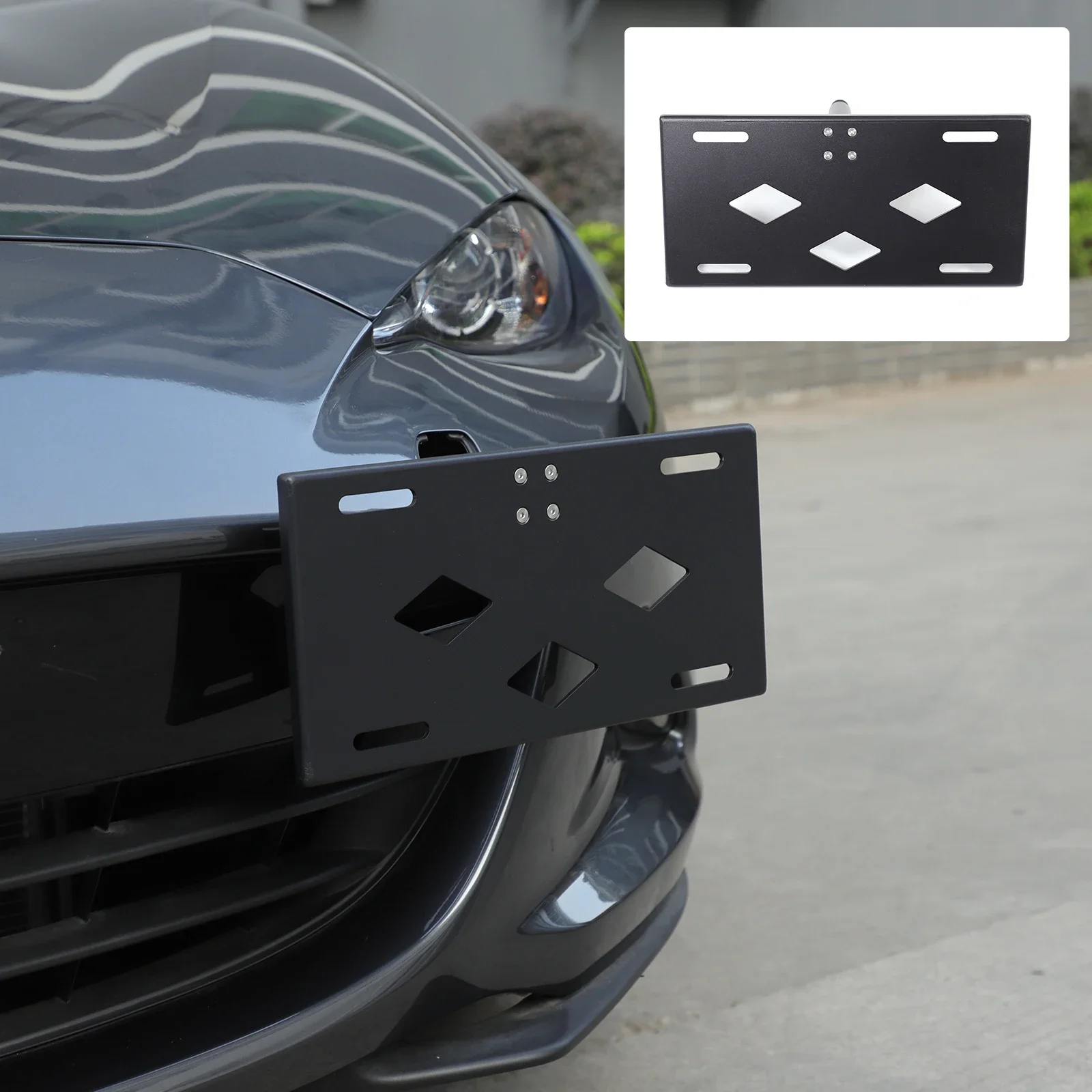 Для Mazda MX-5 2016+ передний номерной знак, боковой прицеп, передняя стойка для номерного знака автомобиля, боковая основание номерного знака, алюминиевый сплав, 1 шт.
Для Mazda MX-5 2016+ передний номерной знак, боковой прицеп, передняя стойка для номерного знака автомобиля, боковая основание номерного знака, алюминиевый сплав, 1 шт.