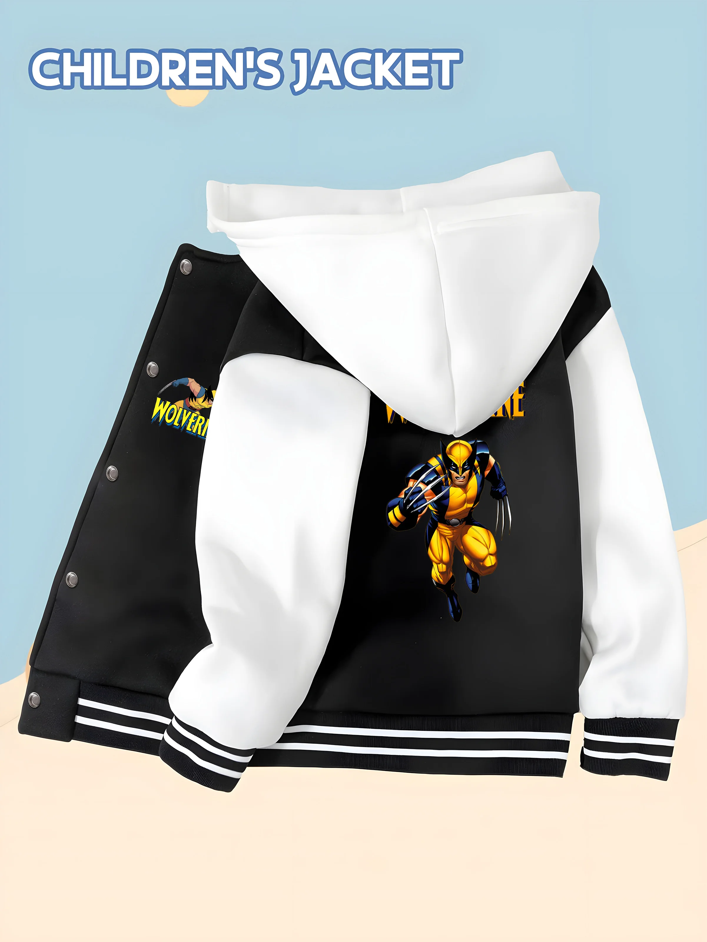 MINISO Marvel Boys Baseball Jacket - Hulk Power, Classic Black and White, Soft Fabric for Warmth and Comfort, Fashionable and Tr
MINISO Marvel Boys Baseball Jacket - Hulk Power, Classic Black and White, Soft Fabric for Warmth and Comfort, Fashionable and Tr