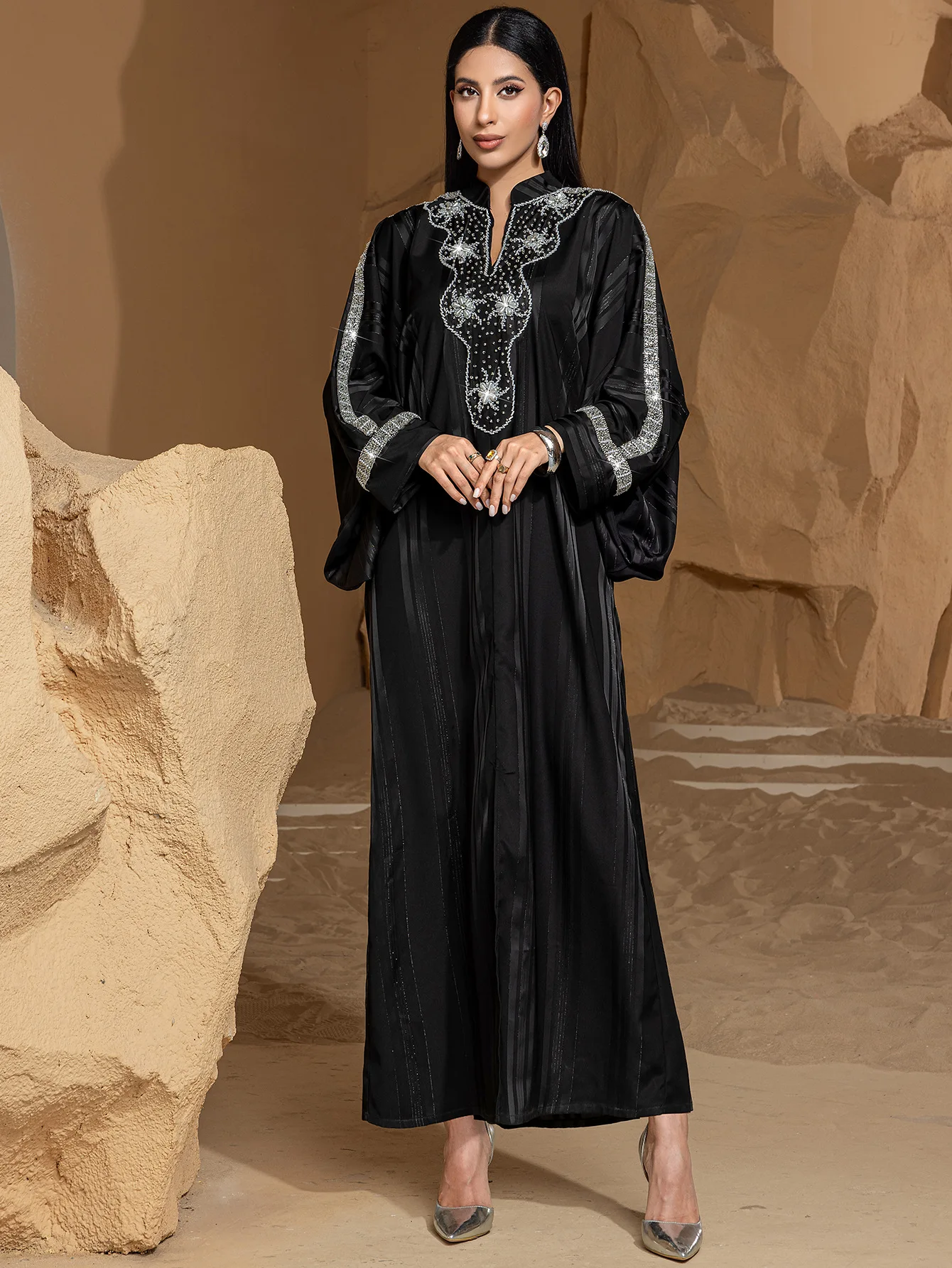 Eid Morocco Jalabiya Kaftan Luxury Dubai Beads Abaya Women Muslim Evening Party Dress Ramadan Islam Jalabiya Caftan Femme Robe
Eid Morocco Jalabiya Kaftan Luxury Dubai Beads Abaya Women Muslim Evening Party Dress Ramadan Islam Jalabiya Caftan Femme Robe