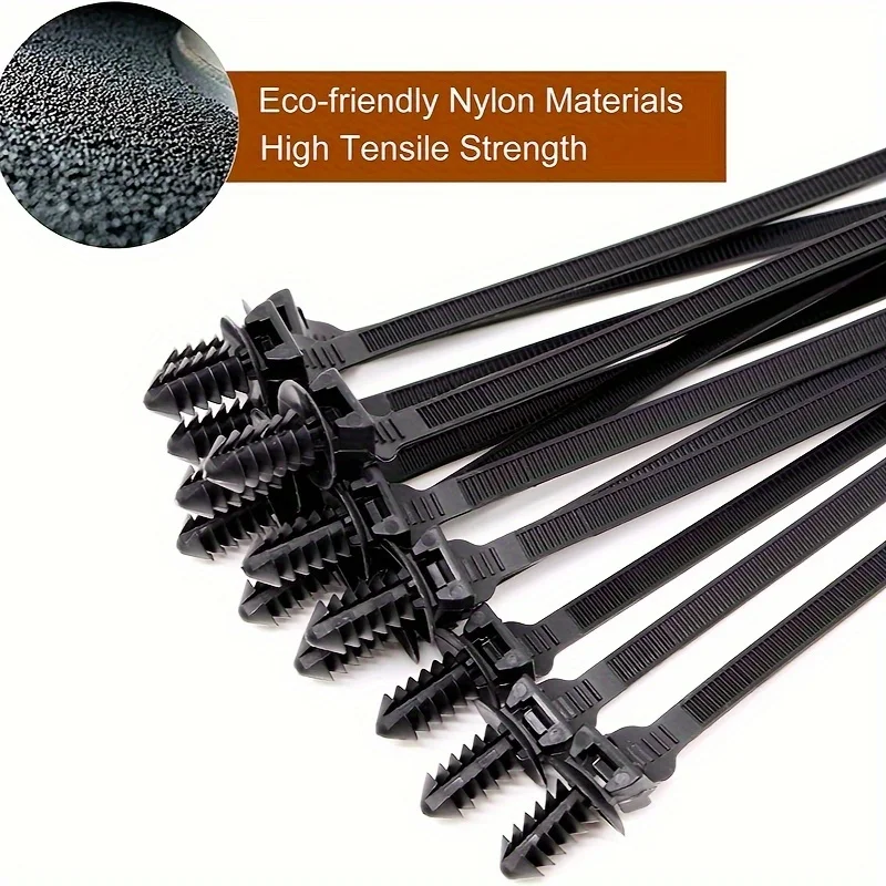 200 pieces of car buckle wire harness machine head thread head cedar type tie straps
200 pieces of car buckle wire harness machine head thread head cedar type tie straps