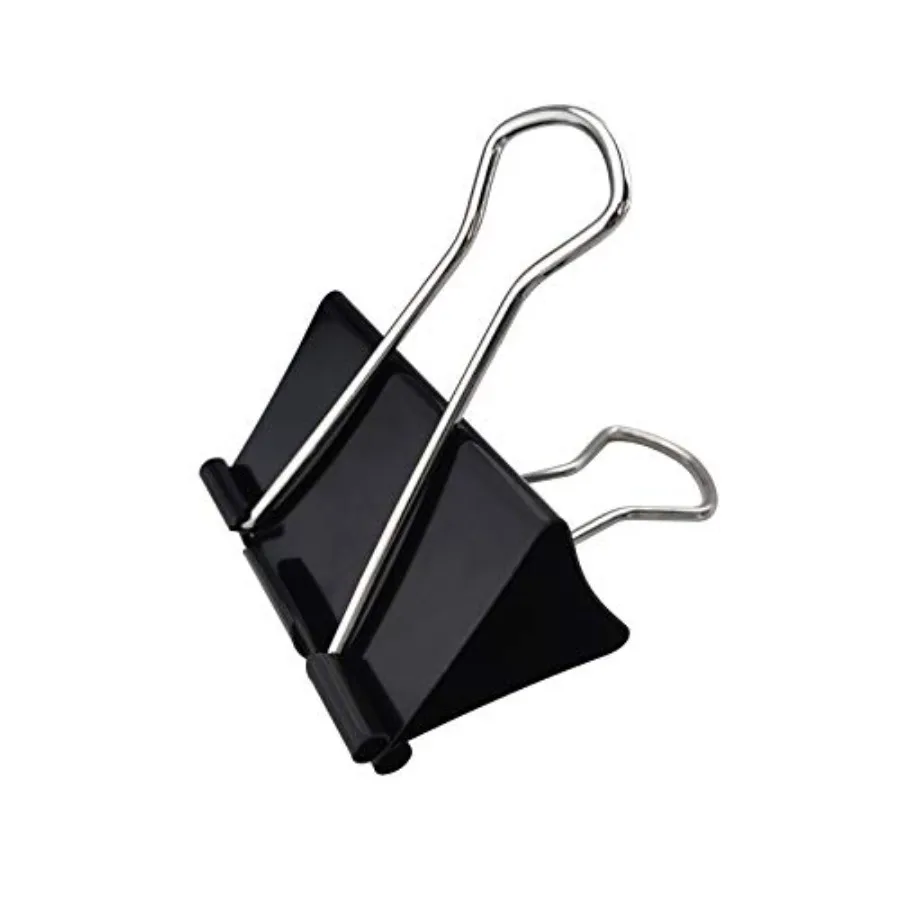 Extra Large Binder Clips 2.4-Inch 18 Pack,Big Paper Clamps for Office Supplies, Black
Extra Large Binder Clips 2.4-Inch 18 Pack,Big Paper Clamps for Office Supplies, Black