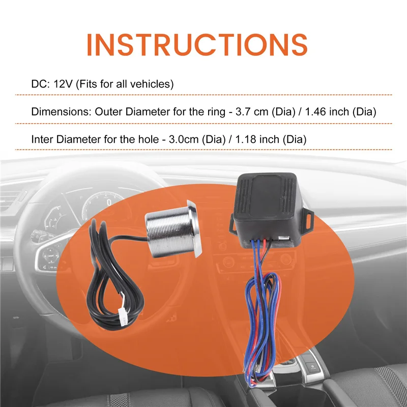 Прочный универсальный для запуска двигателя автомобиля, кнопочный переключатель, стартовый комплект зажигания, синий светодиодный светильник для проверки двигателя автомобиля
Прочный универсальный для запуска двигателя автомобиля, кнопочный переключатель, стартовый комплект зажигания, синий светодиодный светильник для проверки двигателя автомобиля