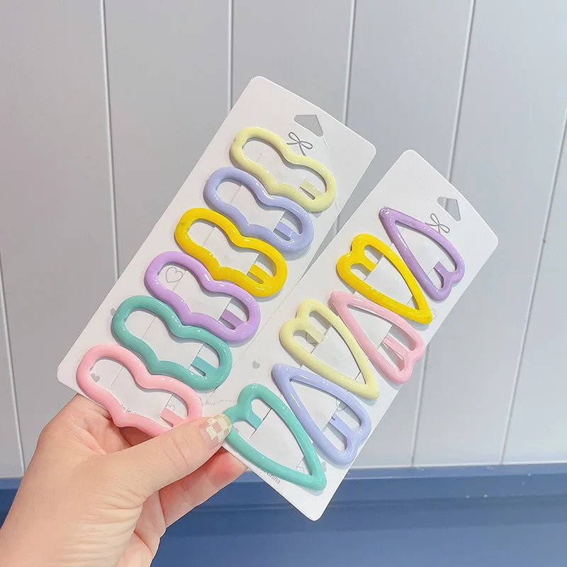 6pcs Big Heart Bb Clip Girls Geometric Hair Clip Love Shape Side Clip Hair Pins For Baby Women Hair Accessories
6pcs Big Heart Bb Clip Girls Geometric Hair Clip Love Shape Side Clip Hair Pins For Baby Women Hair Accessories