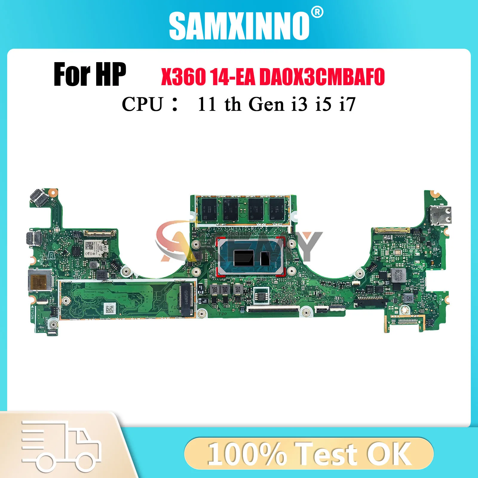DA0X3CMBAF0 Материнская плата для ноутбука HP Spectre X360 14-EA с процессором i5 i7 11-го поколения 8 ГБ 16 ГБ ОЗУ M26865-601 100% полностью протестирована
DA0X3CMBAF0 Материнская плата для ноутбука HP Spectre X360 14-EA с процессором i5 i7 11-го поколения 8 ГБ 16 ГБ ОЗУ M26865-601 100% полностью протестирована