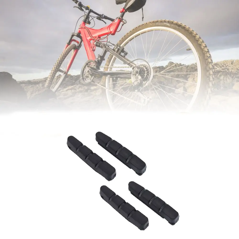 4 Pcs Durable Rubber Brake Pads Shoes Black High Performance Brake Pads Block Brake Pad Replacement Bicycle Maintenance
4 Pcs Durable Rubber Brake Pads Shoes Black High Performance Brake Pads Block Brake Pad Replacement Bicycle Maintenance