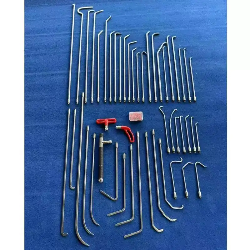 Industrial Car Dent Repair Tool with Quick Release Whale Tail Special Shaped Hook Customizable OEM/ODM for Auto Body Work
Industrial Car Dent Repair Tool with Quick Release Whale Tail Special Shaped Hook Customizable OEM/ODM for Auto Body Work