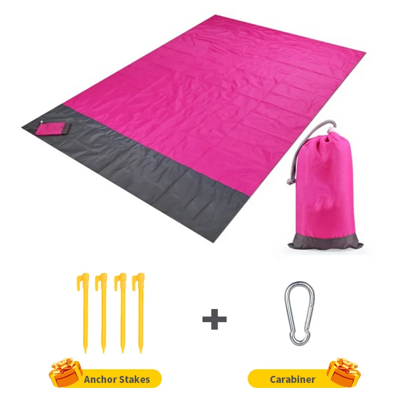 Beach Blanket Lightweight Mat Waterproof Pocket Folding Camping Mattress Portable Outdoor Picnic Sand Mat Rugs
Beach Blanket Lightweight Mat Waterproof Pocket Folding Camping Mattress Portable Outdoor Picnic Sand Mat Rugs