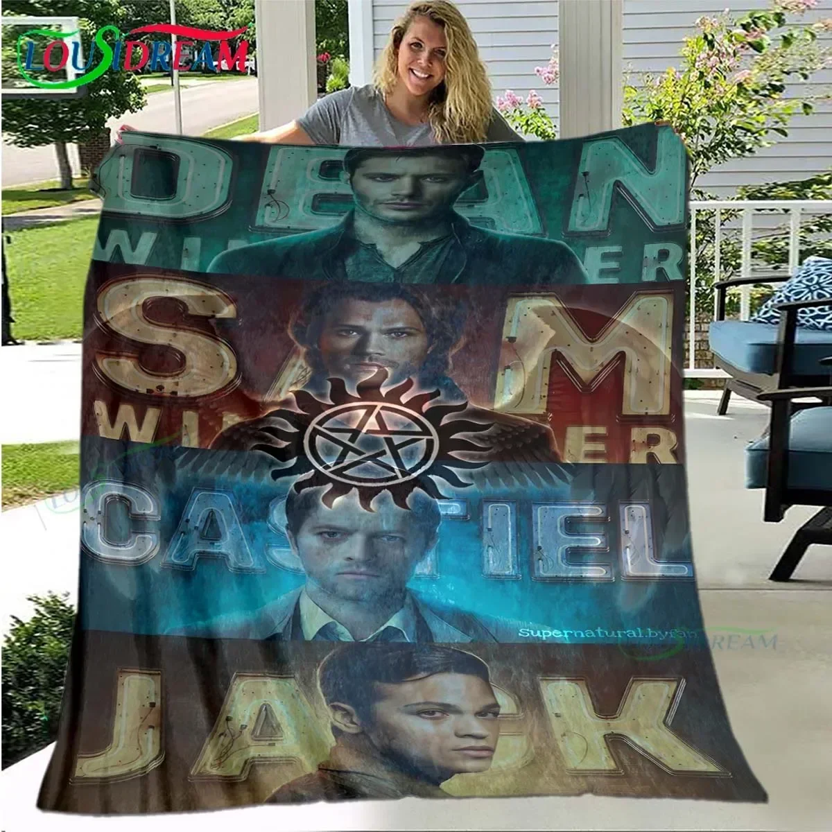 Movie Supernatural - Evil Power Soft Blanket Sports Living Room Bedroom Sofa Bed Blanket Birthday Gift Portable Picnic Blanket
Movie Supernatural - Evil Power Soft Blanket Sports Living Room Bedroom Sofa Bed Blanket Birthday Gift Portable Picnic Blanket