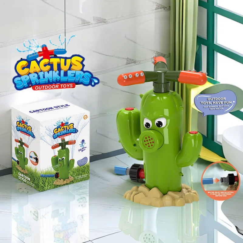 Cactus spinning sprinkler toy summer family water toy boy gift sprinkler
Cactus spinning sprinkler toy summer family water toy boy gift sprinkler