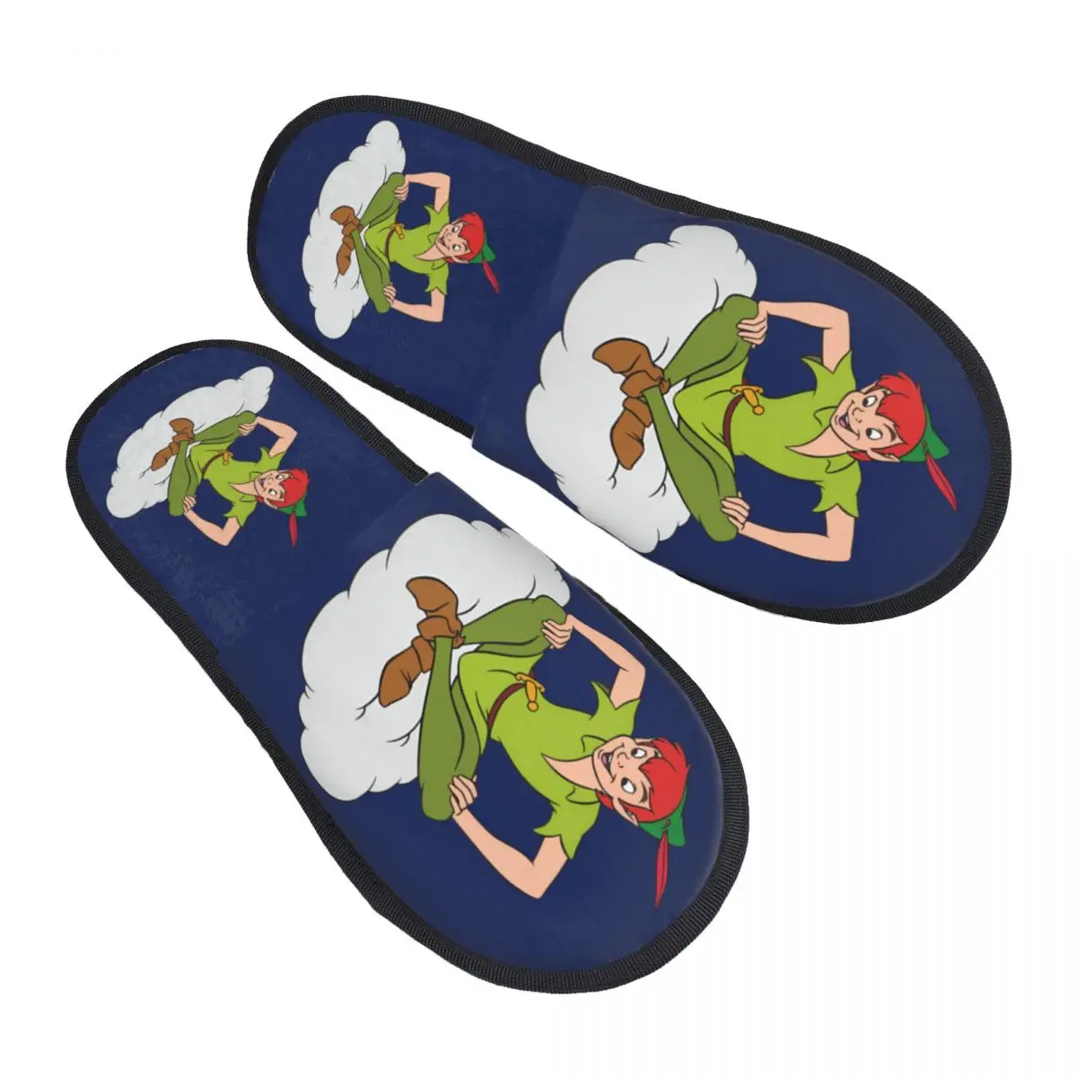 Пользовательские гостевые тапочки Питера Пэна для ванной комнаты, женские домашние тапочки в стиле фэнтези в стиле аниме
Пользовательские гостевые тапочки Питера Пэна для ванной комнаты, женские домашние тапочки в стиле фэнтези в стиле аниме