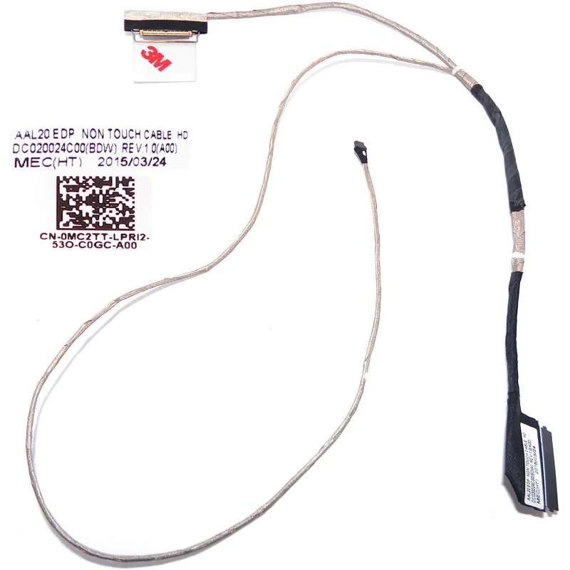 LCD Video Cable No-Touch for Dell Inspiron 3558 5555 5558 5559 DC020024C00 AAL20
LCD Video Cable No-Touch for Dell Inspiron 3558 5555 5558 5559 DC020024C00 AAL20