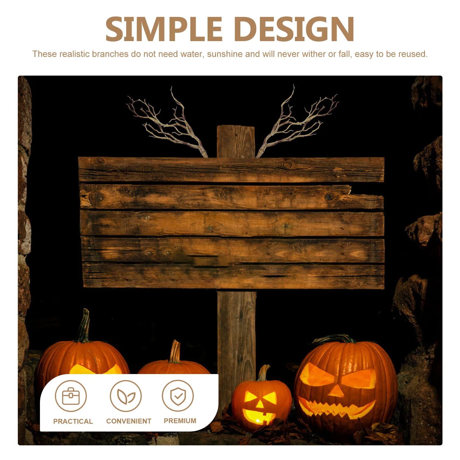 8Pcs Plastic Artificial Branches Realistic Tree Branch Decoration for Home Wedding Evening Party Dinner Layout
8Pcs Plastic Artificial Branches Realistic Tree Branch Decoration for Home Wedding Evening Party Dinner Layout