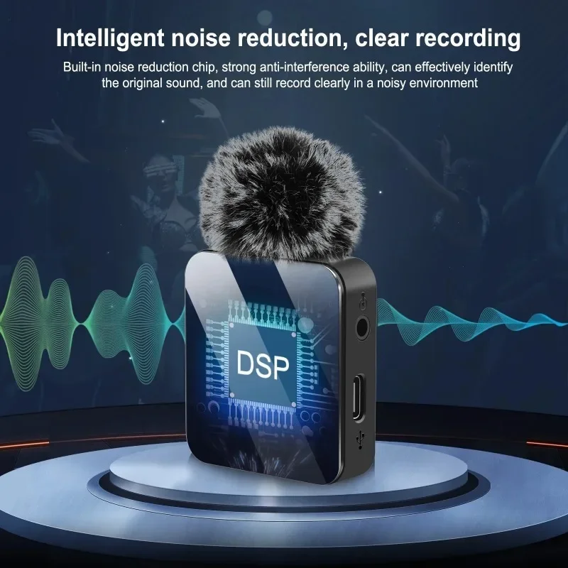 2 TX / 1 TX + 1 RX Wireless Lavalier Microphone, 3.5mm Interface Receiver and Microphone
2 TX / 1 TX + 1 RX Wireless Lavalier Microphone, 3.5mm Interface Receiver and Microphone