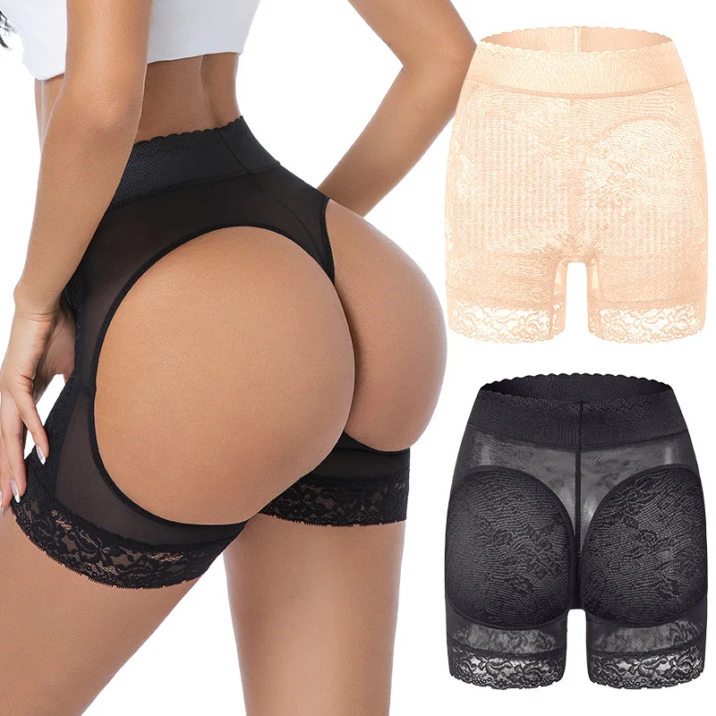 Women's plus-size lace-trimmed tight-fitting pants are sexy, revealing the buttocks and lifting the buttocks
Women's plus-size lace-trimmed tight-fitting pants are sexy, revealing the buttocks and lifting the buttocks
