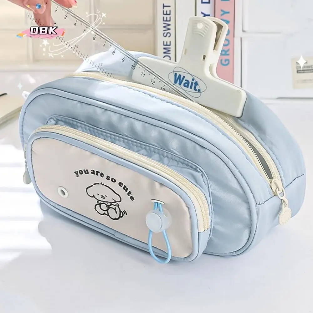 Durable Large Capacity Happy Puppy Pen Bag Cute Portable Cartoon Pen Case Double Layer Ins Stationery Storage Bag Girls
Durable Large Capacity Happy Puppy Pen Bag Cute Portable Cartoon Pen Case Double Layer Ins Stationery Storage Bag Girls