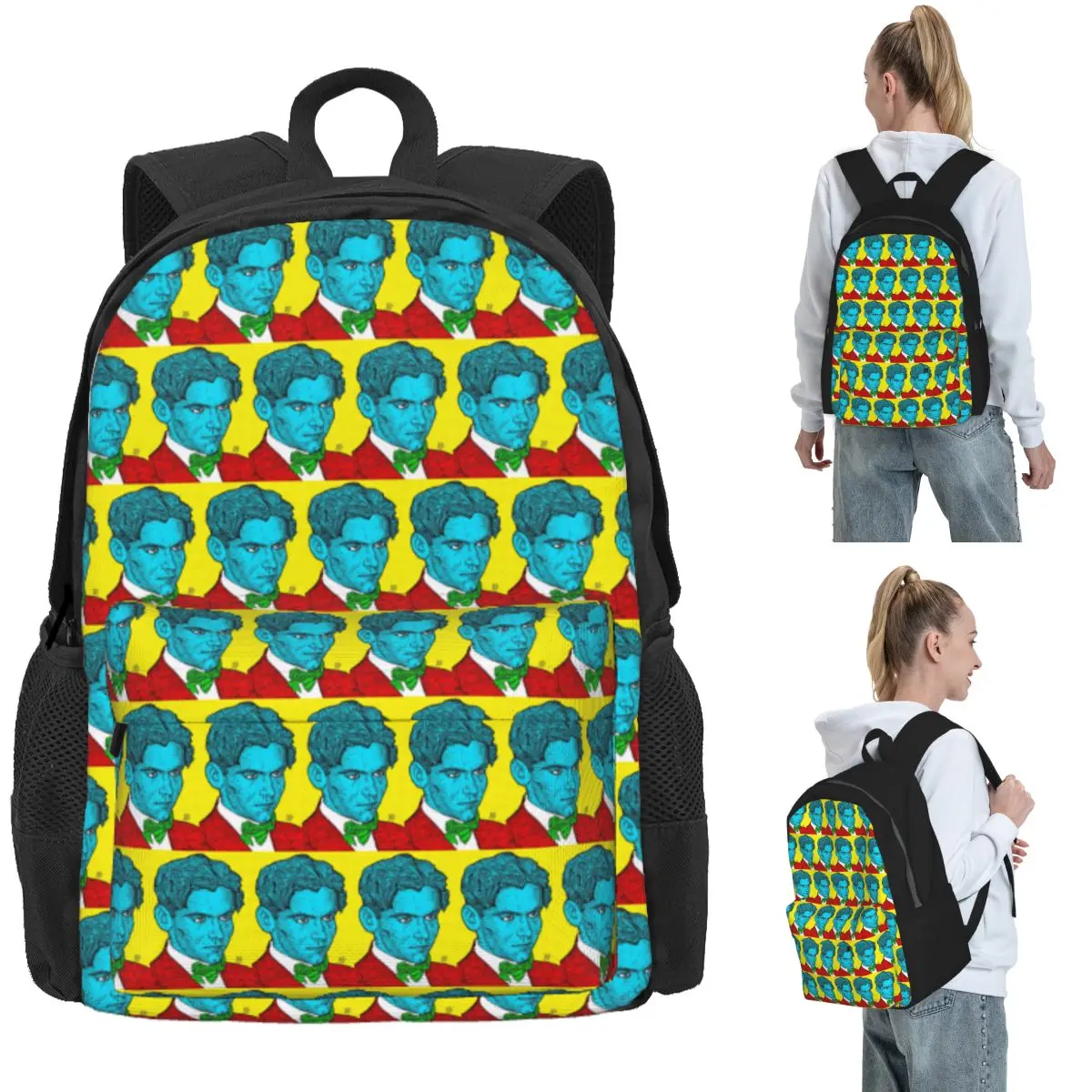 Federico Garcia Lorca Portrait 16 Backpack Daypack Large Capacity Children BookBag School Bag Shoulder Bags for Men Women
Federico Garcia Lorca Portrait 16 Backpack Daypack Large Capacity Children BookBag School Bag Shoulder Bags for Men Women