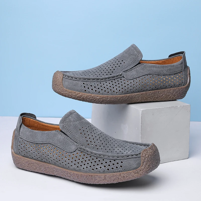 Men's Suede Loafers Breathable Slip on Casual Shoes Summer Outdoor Driving Shoes Social Shoe Male Designer Shoes Luxus Slippers
Men's Suede Loafers Breathable Slip on Casual Shoes Summer Outdoor Driving Shoes Social Shoe Male Designer Shoes Luxus Slippers
