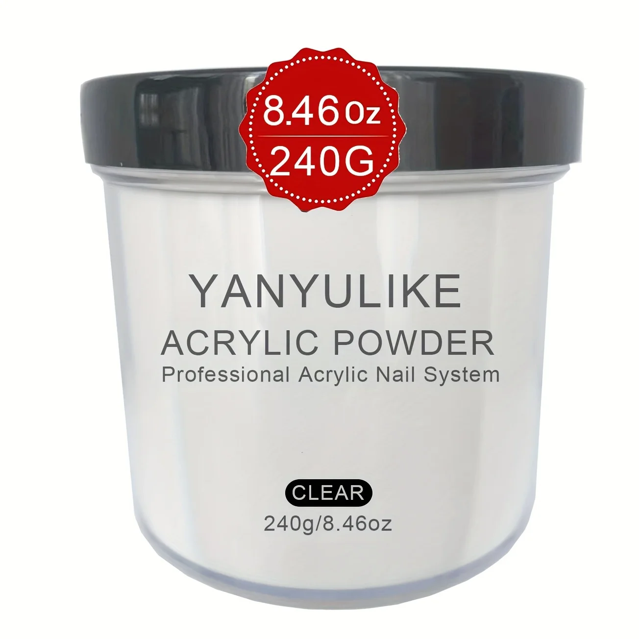 Professional 8oz Acrylic Powder for Nail Extensions, 3D Nail Art & Carving. Available in Transparent, White and Pink.
Professional 8oz Acrylic Powder for Nail Extensions, 3D Nail Art & Carving. Available in Transparent, White and Pink.