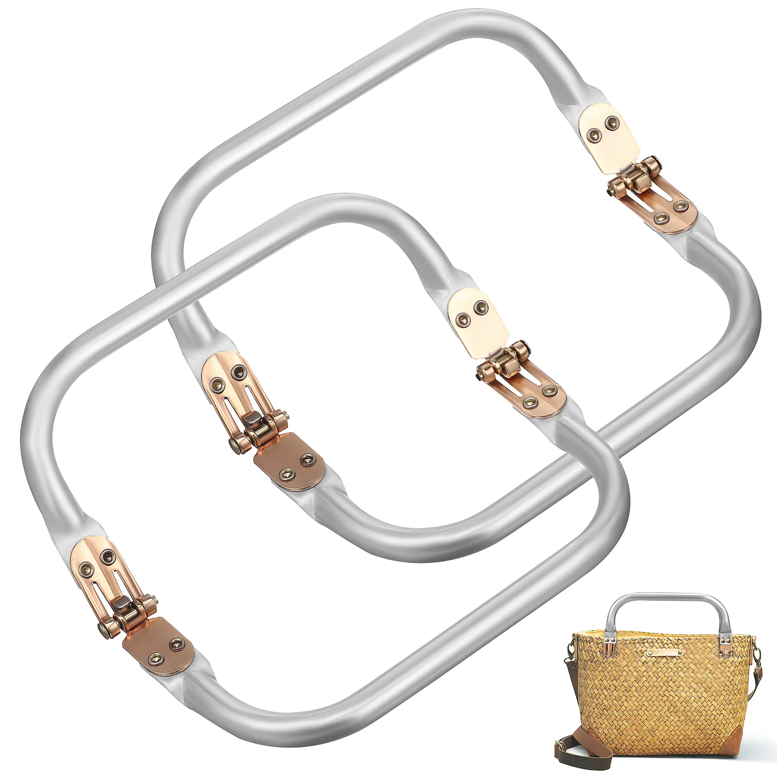 2 Pcs Bag Handle Purse Handles Replacement Tote Bags Frames for Making Accessory Closure Accessories Handbag Strap
2 Pcs Bag Handle Purse Handles Replacement Tote Bags Frames for Making Accessory Closure Accessories Handbag Strap