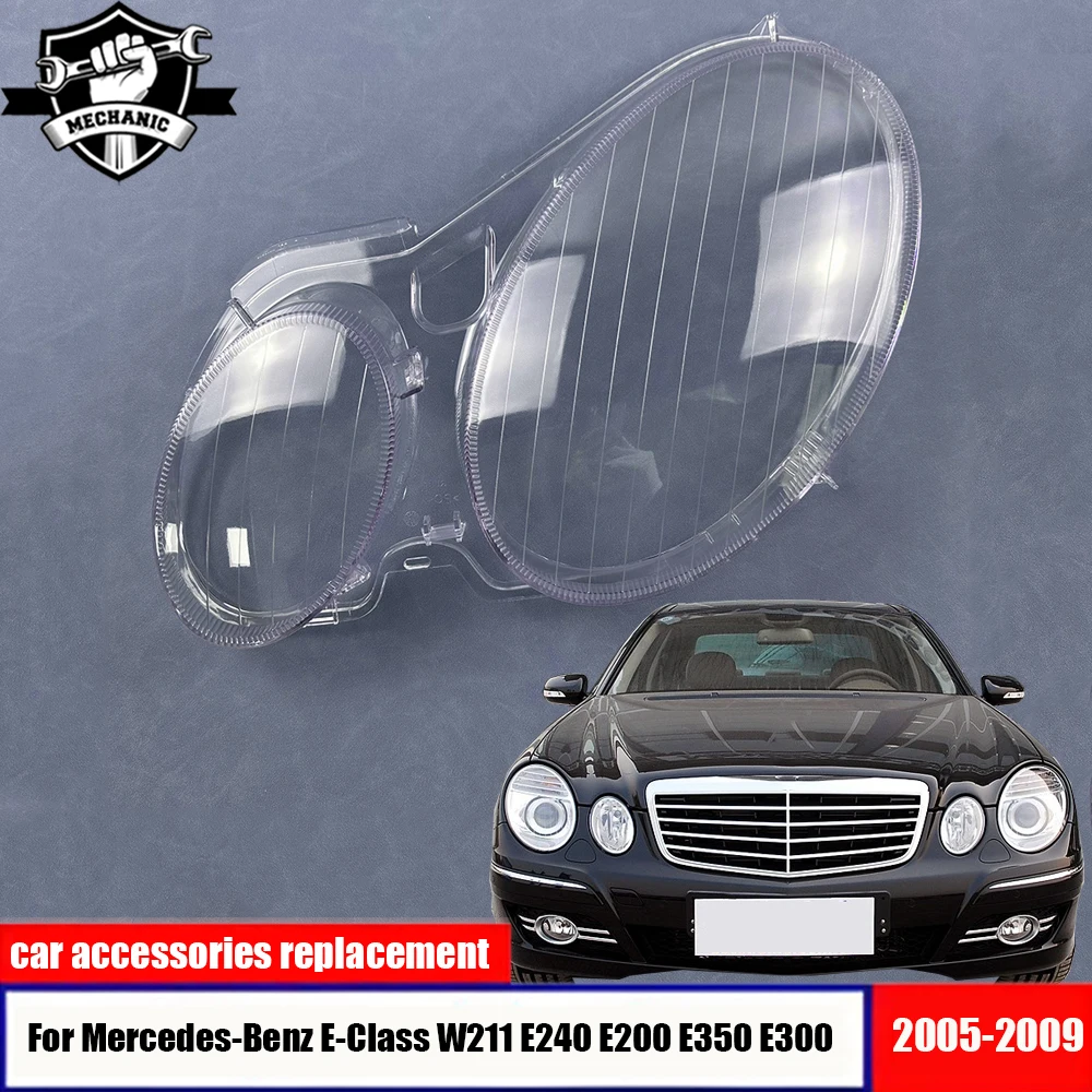 For Mercedes-Benz E-Class W211 E240 E200 E350 E300 2005-2009 Transparent Headlamp Cover Headlight Lampshade Shell
For Mercedes-Benz E-Class W211 E240 E200 E350 E300 2005-2009 Transparent Headlamp Cover Headlight Lampshade Shell