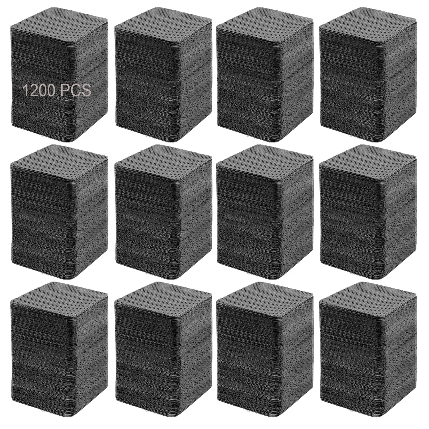 1200PCS Lint Free Nail Wipes for Acetone, Gel Polish Remover, Eyelash Extension Glue Cleaning Pads, Non-Woven Fabric, Black
1200PCS Lint Free Nail Wipes for Acetone, Gel Polish Remover, Eyelash Extension Glue Cleaning Pads, Non-Woven Fabric, Black