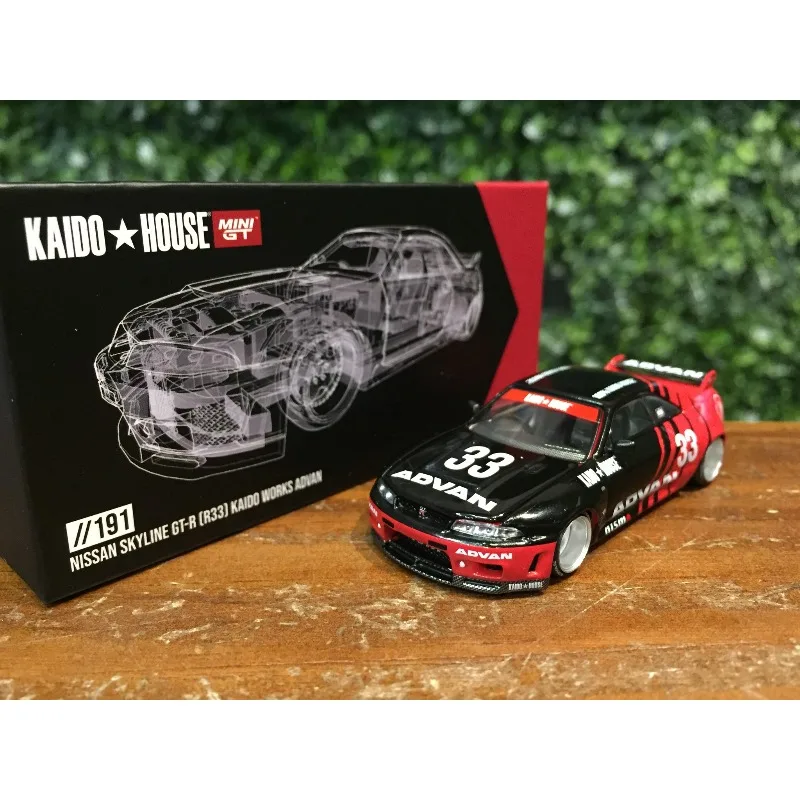 Kaido House + MINIGT Nissan Skyline GT-R (R33) Kaido Works ADVAN Nissan, Skyline GTR R33 Alloy Die-cast Car Model
Kaido House + MINIGT Nissan Skyline GT-R (R33) Kaido Works ADVAN Nissan, Skyline GTR R33 Alloy Die-cast Car Model