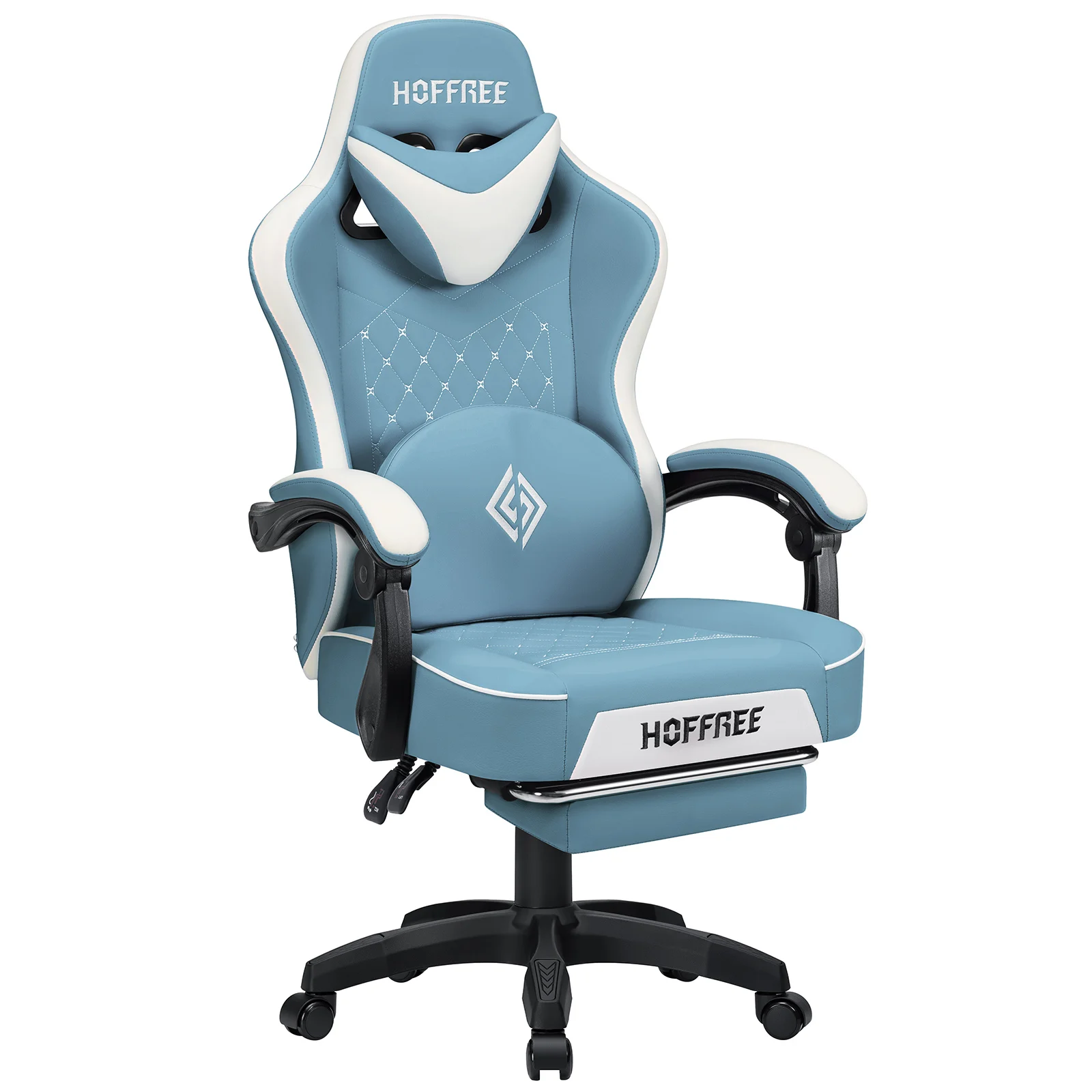 Leather Gaming Chair with Footrest Bluetooth Speaker Dual Function Massage Height Adjustable Recliner Computer Office Chair Sofa
Leather Gaming Chair with Footrest Bluetooth Speaker Dual Function Massage Height Adjustable Recliner Computer Office Chair Sofa