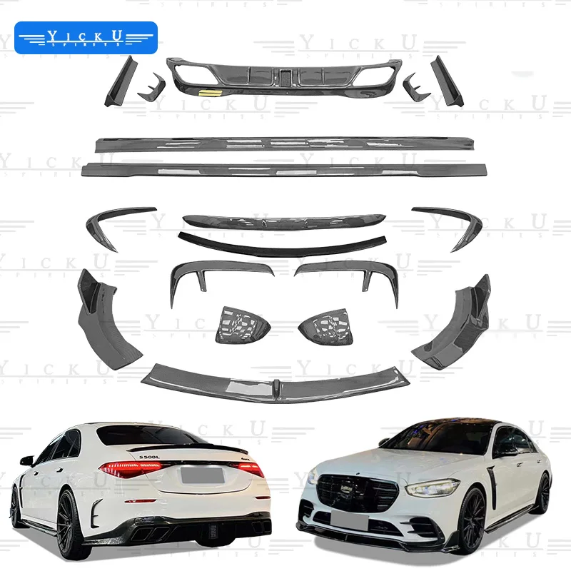 YICKU Wet Carbon Fiber Body Kit for Mercedes-Benz S-CLASS W223 Upgrade MSY Style Front Lip Rear Diffuser Side Skirts Tuyere MSY
YICKU Wet Carbon Fiber Body Kit for Mercedes-Benz S-CLASS W223 Upgrade MSY Style Front Lip Rear Diffuser Side Skirts Tuyere MSY