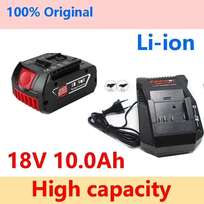100% Original 18V 10.0Ah Professional Rechargeable Lithium Battery BAT609, BAT609G, BAT618, BAT618G, BAT614, Fast Charge Charger
100% Original 18V 10.0Ah Professional Rechargeable Lithium Battery BAT609, BAT609G, BAT618, BAT618G, BAT614, Fast Charge Charger