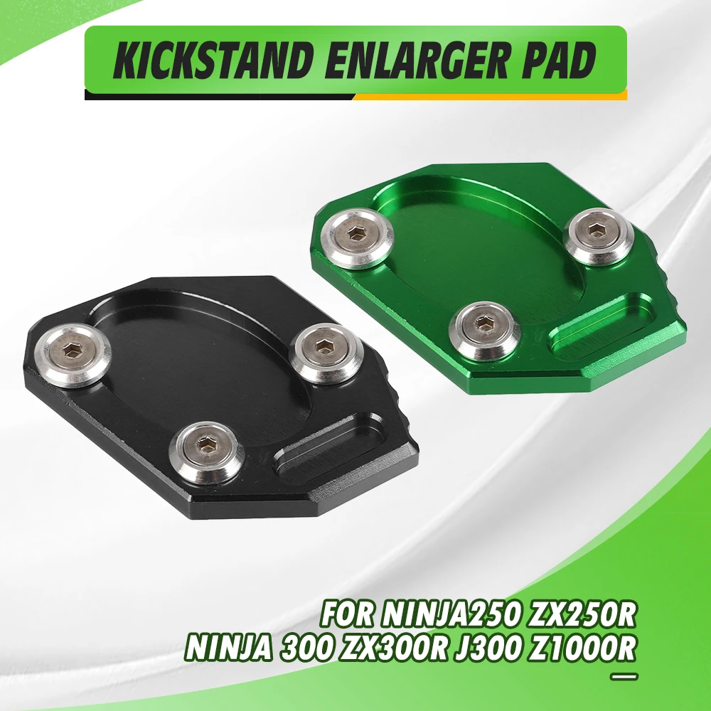 For KAWASAKi Ninja250 ZX250R Ninja 300 ZX300R J300 Z1000R Motorcycle Accessories Side Stand Enlarger Kickstand Enlarge Plate Pad
For KAWASAKi Ninja250 ZX250R Ninja 300 ZX300R J300 Z1000R Motorcycle Accessories Side Stand Enlarger Kickstand Enlarge Plate Pad