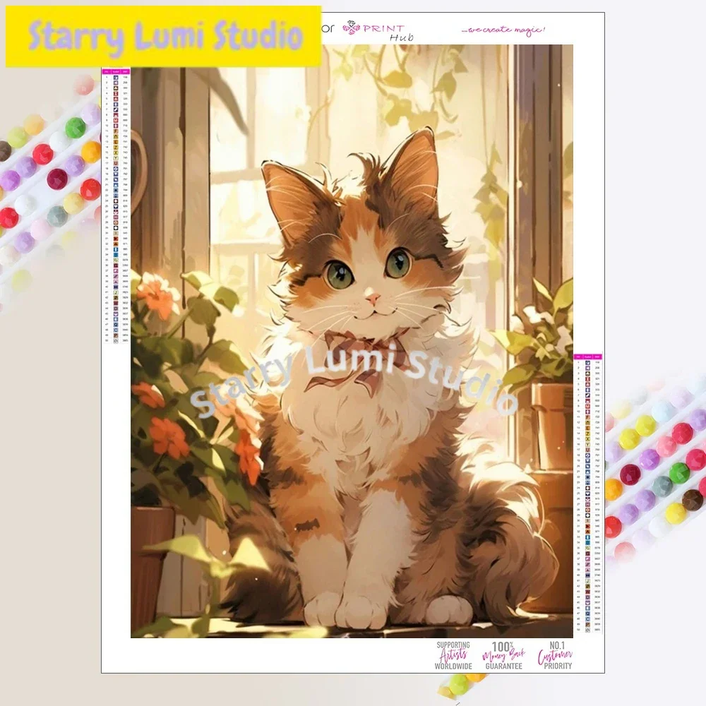 5d Diy Diamond Painting Summer Cute Cat Beginner Diamond Painting Kits Mosaic Embroidery Cross Stitch Home Decor Gift For Kids
5d Diy Diamond Painting Summer Cute Cat Beginner Diamond Painting Kits Mosaic Embroidery Cross Stitch Home Decor Gift For Kids