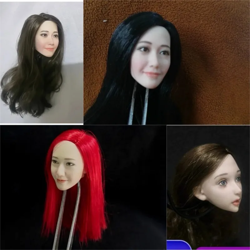 1/6 Scale Beautiful Woman Hair Transplant Action Figures Model Head Carving for 12Inch PH Pale Skin Body Accessories
1/6 Scale Beautiful Woman Hair Transplant Action Figures Model Head Carving for 12Inch PH Pale Skin Body Accessories