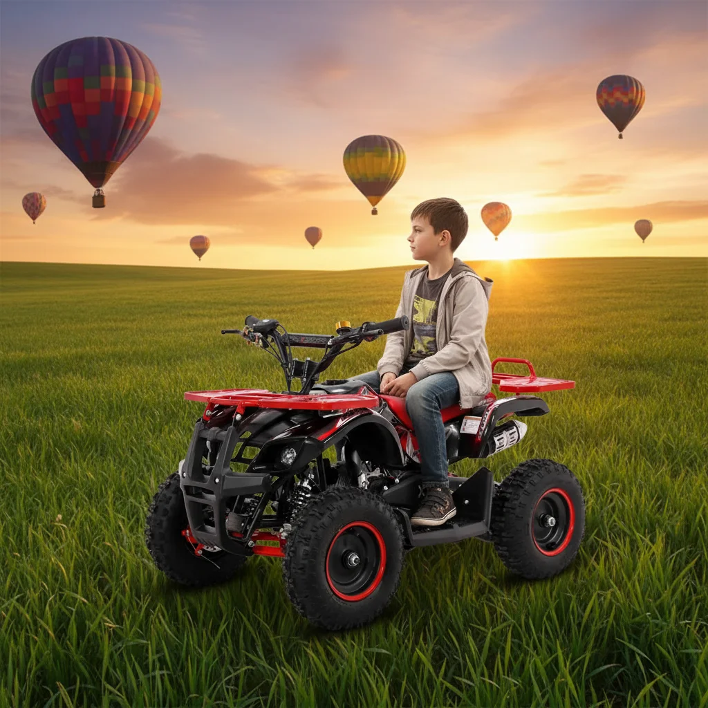 Hot Selling Motor CE 2-Stroke 50cc Chain Drive Automatic Gas Mini Hunter Quad Bike Pocket ATV Off-Road for Kids
Hot Selling Motor CE 2-Stroke 50cc Chain Drive Automatic Gas Mini Hunter Quad Bike Pocket ATV Off-Road for Kids