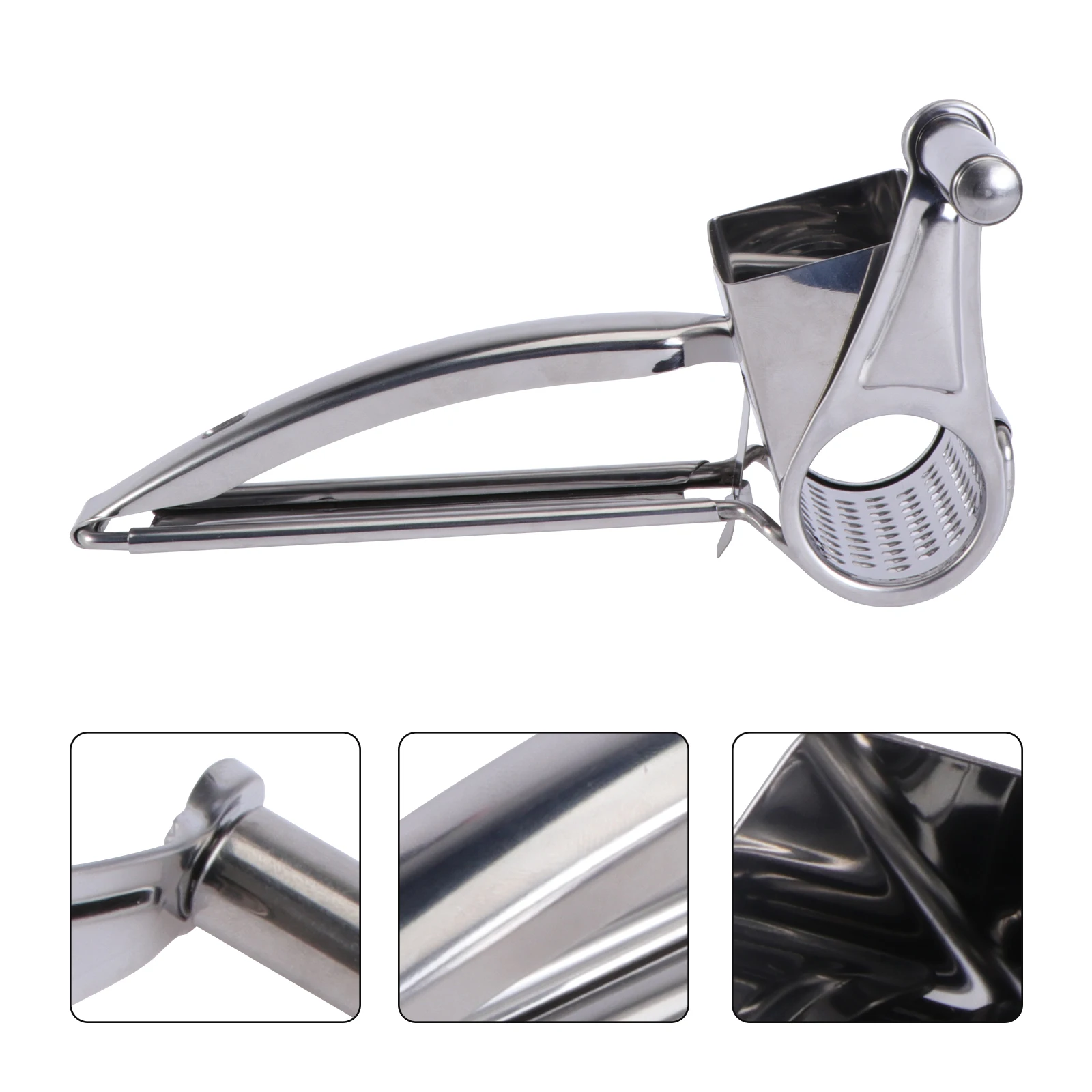 1Set Stainless Steel Cheese Grater Set Handheld Rotary Shredder Kitchen Tool Fine Coarse Blades Easy Use
1Set Stainless Steel Cheese Grater Set Handheld Rotary Shredder Kitchen Tool Fine Coarse Blades Easy Use