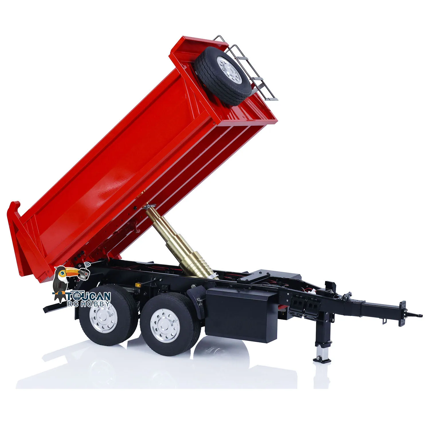 LESU 1/14 RC Metal 2-axle Trailer Hydraulic Self-dumping Full Trailers with LED Lights for Tractor Truck Vehicle DIY Model Toys
LESU 1/14 RC Metal 2-axle Trailer Hydraulic Self-dumping Full Trailers with LED Lights for Tractor Truck Vehicle DIY Model Toys