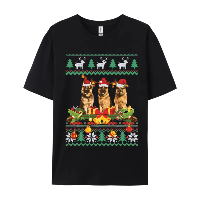 Funny Pet German Shepherd Santa Hat Christmas T-Shirt T Shirt For Men High Quality Cotton Print T Shirt
Funny Pet German Shepherd Santa Hat Christmas T-Shirt T Shirt For Men High Quality Cotton Print T Shirt